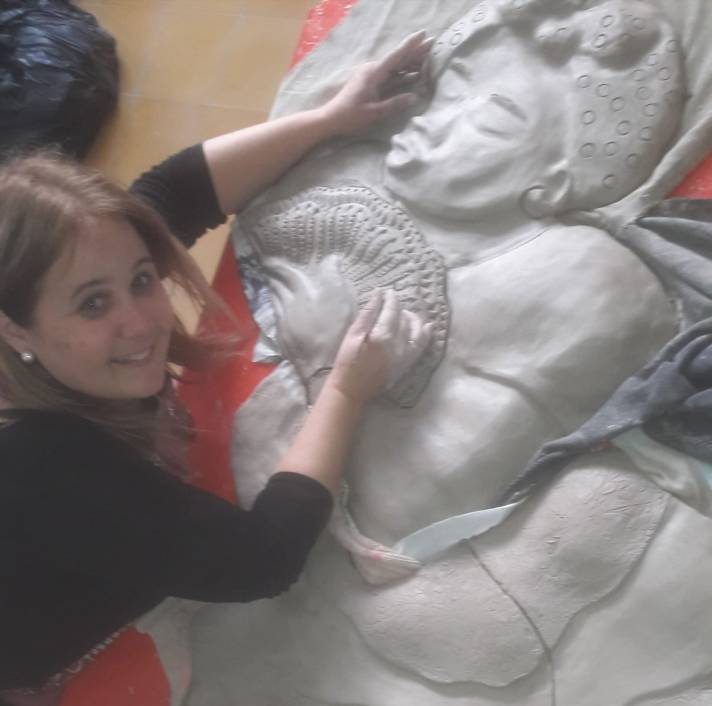 Cecilia Hémala: 40 años dedicados al arte y a la docencia en el Taller de Artes Plásticas de Durazno