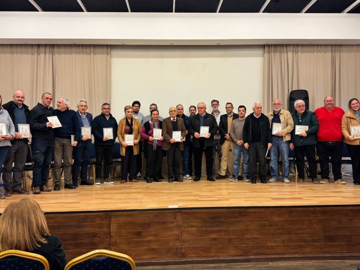 La Asociación de Prensa de Durazno homenajeó a legendarios trabajadores de los medios del departamento.